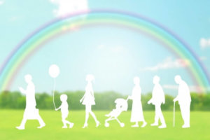 様々な年齢の人々